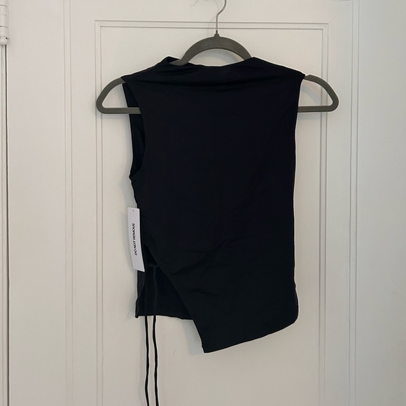 Solarah Tie Side Top Black - Picture 4 of 5